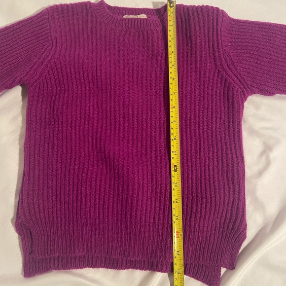 Stella Mccartney Kids Size 8 Purple Knit Sweater Wool Alpaca RETAILS FOR $220 - Picture 4 of 5